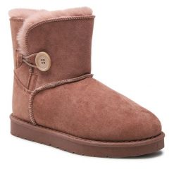 Śniegowce Nelli Blu. Brązowe śniegowce dziewczęce Nelli Blu, bez zapięcia. Za 119.99 zł.