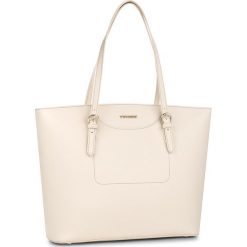 Torebka TWINSET - Shopping AS8PGN Avorio C 0018 C. Brązowe torebki do ręki damskie Twinset, ze skóry. W wyprzedaży za 579.00 zł.