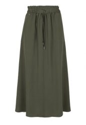 Długa spódnica letnia G-MIGELIA. Brązowe spódnice damskie Volcano, na lato, s, bez wzorów, z materiału, maxi, dopasowane. Za 119.99 zł.