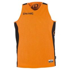 Koszulka Spalding Essential Reversible. Brązowe koszulki sportowe męskie Spalding, m, bez wzorów, bez kołnierzyka, bez ramiączek, na fitness i siłownię. Za 93.80 zł.