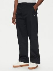 Champion Spodnie materiałowe 220715 Czarny Regular Fit. Czarne spodnie materiałowe męskie Champion, m, bez wzorów, z materiału. Za 229.99 zł.