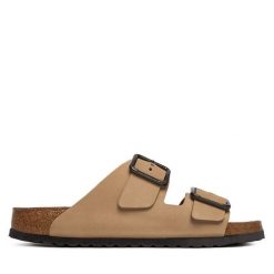 Klapki Birkenstock. Brązowe klapki męskie Birkenstock. Za 599.99 zł.