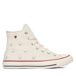 Trampki Converse. Białe trampki i tenisówki damskie Converse, bez wzorów, retro, bez zapięcia. Za 379.99 zł.