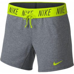 Nike Spodenki Damskie W Nk Dry Short Attk tr5 Cool Grey Htr Volt S. Szorty damskie marki Nike. Za 105.00 zł.