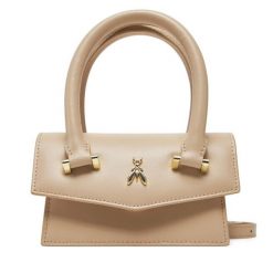 Torebka Patrizia Pepe. Brązowe torebki do ręki damskie Patrizia Pepe, bez wzorów, klasyczne, bez dodatków. Za 779.99 zł.