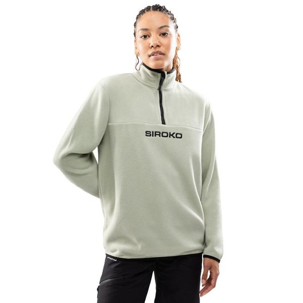 Damska bluza z grubego polaru Sporty zimowe SIROKO Myoko-W. Zielone bluzy damskie SIROKO, na zimę, bez wzorów, z polaru, bez kaptura. W wyprzedaży za 169.00 zł.