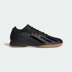 Buty do futsalu męskie Adidas X Crazyfast.3 IN. Czarne buty sportowe męskie Adidas, z materiału, bez zapięcia, do piłki nożnej. Za 259.00 zł.