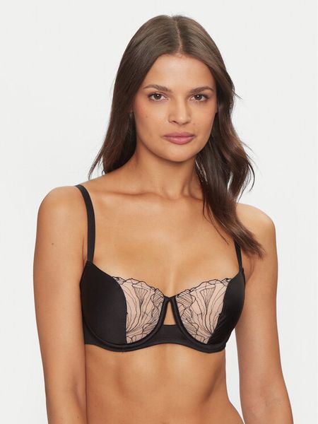 Chantelle Biustonosz z fiszbiną Tattoo Love C22DN7 Czarny. Czarne biustonosze Chantelle, bez wzorów, z syntetyku. Za 169.99 zł.