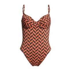 Strój kąpielowy jednoczęściowy Billabong Cross Step One Piece. Brązowe kostiumy jednoczęściowe damskie Billabong, xl, bez wzorów. Za 199.99 zł.