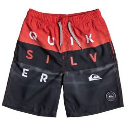 Quiksilver Kąpielówki Chłopięce Word Blocks Volley 152 Czerwony/Czarny. Kąpielówki dla chłopców marki Quiksilver. Za 155.00 zł.