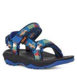Sandały Teva. Niebieskie sandały chłopięce Teva, bez zapięcia. Za 209.99 zł.