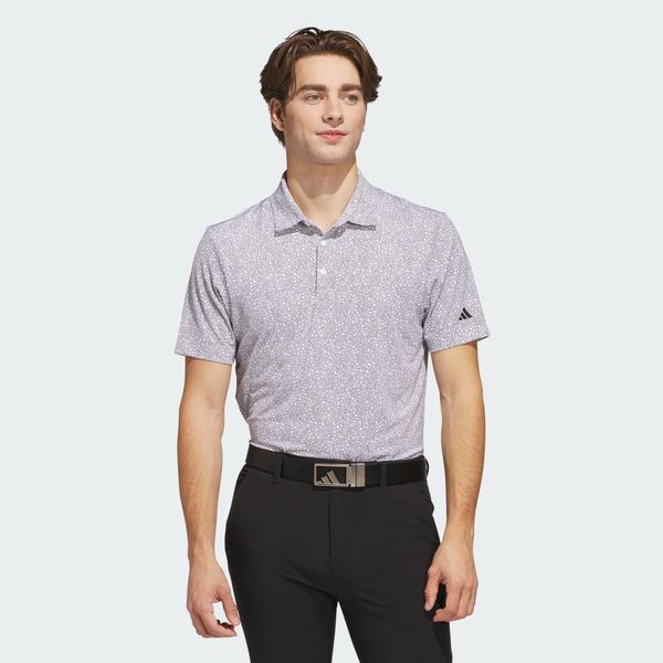 Koszulka Ultimate365 Mini Bunker Polo. Czerwone buty sportowe męskie Adidas, m, bez wzorów, z dzianiny, bez kołnierzyka, bez ramiączek, na golfa. Za 245.00 zł.
