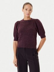Vero Moda Sweter Doffy 10278313 Fioletowy Regular Fit. Fioletowe swetry damskie Vero Moda, l, bez wzorów, z syntetyku, bez kołnierzyka, bez ramiączek, bez kaptura. Za 99.99 zł.