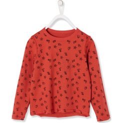 Dwustronna bluza w kolorze czerwonym. Czerwone bluzy dla niemowląt Vertbaudet Boys, bez wzorów, z bawełny, bez ramiączek, bez kaptura. W wyprzedaży za 29.95 zł.