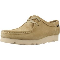 Buty CLARKS ORIGINALS WALLABEE Jasnobrązowy. Brązowe trekkingi damskie Clarks, trekkingowe, gore-tex. Za 613.99 zł.
