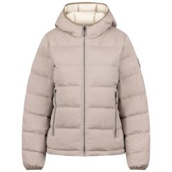 Trespass Rollins - Damska kurtka casual Sand. Brązowe kurtki damskie Trespass, xl, z aplikacjami, z materiału, z kapturem. Za 329.10 zł.