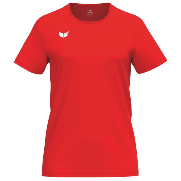 Koszulka Erima Intro Function czerwona. Czerwone koszulki sportowe damskie 55PROTEC, m, bez wzorów, z materiału, bez kołnierzyka, bez ramiączek, na fitness i siłownię. Za 112.00 zł.