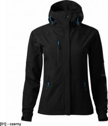 MALFINI Nano 532 - ADLER - Softshell kurtka damska, 280 g/m, 100% poliester, - czarny L. Czarne kurtki damskie Malfini, l, bez wzorów, z poliesteru, bez kaptura. Za 217.18 zł.