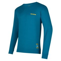 Bluza wspinaczkowa męska La Sportiva Climbing on the Moon Sweatshirt. Zielone bluzy męskie La Sportiva, m, bez wzorów, bez kaptura. Za 281.99 zł.