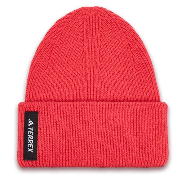 Czapka adidas. Czerwone czapki i kapelusze męskie Adidas, na zimę, bez wzorów. Za 109.99 zł.