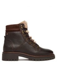 Barbour Trapery Bambburgh LFO0770BR96 Brązowy. Brązowe śniegowce i trapery damskie Barbour, ze skóry. Za 869.99 zł.