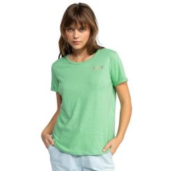 Koszulka dla Kobiety SATURDAZE Zielony. Zielone koszulki sportowe damskie Roxy, m, bez wzorów, z bawełny, bez kołnierzyka, bez ramiączek. W wyprzedaży za 45.00 zł.