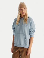 Quiksilver Bluza EQWFT03191 Niebieski Oversize. Niebieskie bluzy damskie Quiksilver, xl, bez wzorów, z bawełny, bez kaptura. Za 319.99 zł.