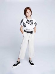 DKNY T-Shirt D35S84 S Czarny Regular Fit. Czarne t-shirty i topy dla dziewczynek DKNY, bez wzorów, z bawełny, bez ramiączek. Za 219.99 zł.