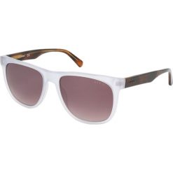 Męskie okulary przeciwsłoneczne w kolorze biało-brązowo-fioletowym. Białe okulary przeciwsłoneczne męskie marki Guess. W wyprzedaży za 171.95 zł.