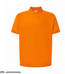 JHK Męskie polo z krótkim rękawem 100% stabilizowana bawełna, pomarańczowy M. Brązowe koszulki polo męskie JHK, m, bez wzorów, z bawełny, bez ramiączek. Za 27.74 zł.