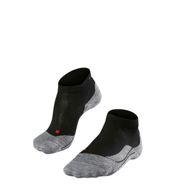 Skarpety damskie Falke RU4. Czarne skarpety damskie Falke, bez wzorów, z materiału. Za 79.85 zł.