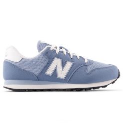 Buty damskie New Balance GW500BLS - niebieskie. Niebieskie obuwie sportowe damskie New Balance, bez wzorów, z dresówki, trekkingowe. Za 289.99 zł.