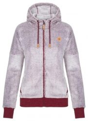 Damska bluza Loap Chara różowa. Czerwone bluzy sportowe damskie Scarpa, s, z aplikacjami, z polaru, bez kaptura, do biegania. Za 95.24 zł.