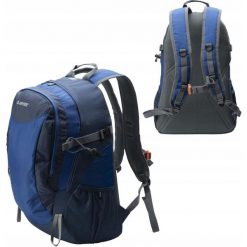 Trekkingowy plecak turystyczny Hi-Tec Murray. Niebieskie plecaki damskie Hi-tec, bez wzorów. Za 193.63 zł.