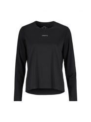 Craft Hypervent Longsleeve W – damska koszulka treningowa z długim rękawem –. Czarne koszulki sportowe damskie Craft, xs, bez wzorów, z jersey, bez kołnierzyka, bez ramiączek. Za 280.00 zł.