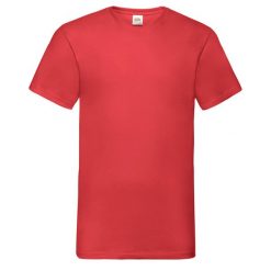 Męska Koszulka Z Dekoltem Valueweight. Niebieskie koszulki sportowe męskie Fruit of the Loom, l, bez wzorów, bez kołnierzyka, bez ramiączek, trekkingowe. Za 37.99 zł.
