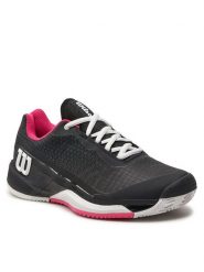 Wilson Buty do tenisa Rush Pro 4.0 W Clay WRS332140 Czarny. Czarne obuwie sportowe damskie Wilson, bez wzorów, z materiału, tenisowe. Za 399.99 zł.