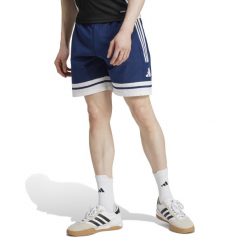 Szorty adidas Squadra25 Downtime Woven. Białe szorty męskie Adidas, l, bez wzorów, z materiału. Za 90.99 zł.