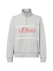 S.Oliver Bluza Kobiety Materiał dresowy szary, 44. Szare bluzy damskie S.Oliver, s, bez wzorów, z dresówki, bez kaptura. Za 299.95 zł.