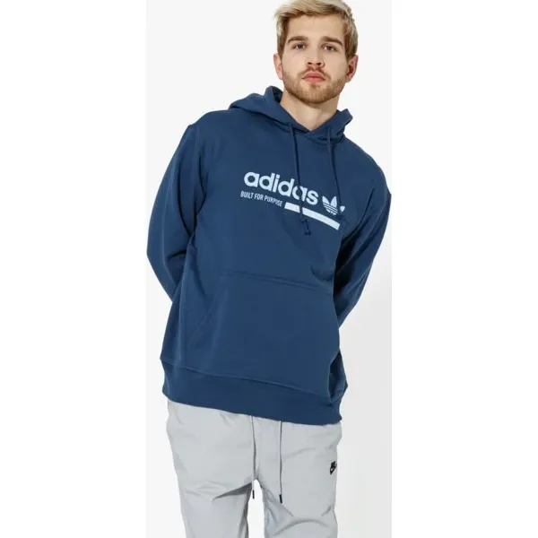 Adidas Bluza Grp Oth Hoody Kaval , niebieski, rozmiar L. Niebieskie bluzy męskie Adidas, l, z aplikacjami, z bawełny, z kapturem. W wyprzedaży za 229.99 zł.