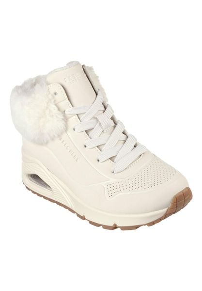 Buty SKECHERS UNO-FALL AIR Biały. Brązowe trekkingi damskie Skechers, trekkingowe. Za 249.99 zł.