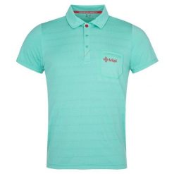 Męska koszulka polo Kilpi GIVRY-M. Niebieskie koszulki polo męskie Kilpi, m, bez wzorów, sportowe, bez ramiączek. Za 185.99 zł.