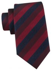 Krawat Męski - Angelo di Monti - Granat, Ciemna Czerwień, Pasy. Czerwone krawaty i muchy Angelo di Monti, bez wzorów, z tkaniny, eleganckie. Za 45.00 zł.