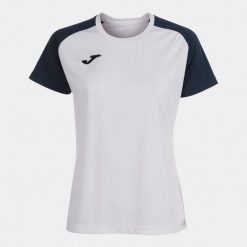 Koszulka do piłki nożnej damska Joma Academy IV. Białe t-shirty damskie Joma, s, bez wzorów, sportowe, bez kołnierzyka. W wyprzedaży za 82.15 zł.