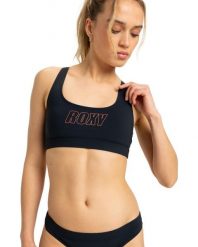 Stanik bikini typu bralette dla Kobiety ROXY ACTIVE Czarny. Czarne bikini damskie Roxy, xs, bez wzorów. Za 199.99 zł.