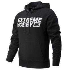 Bluza męska z kapturem EXTREME HOBBY BLOCK 2024. Białe bluzy męskie EXTREME HOBBY, m, bez wzorów, z bawełny, z kapturem. Za 249.00 zł.