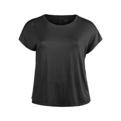 Koszulka damska Q Sportswear Jenirei Soft Touch. Czarne koszulki sportowe damskie ENDURANCE Q, bez wzorów, z materiału, bez kołnierzyka, bez ramiączek, na fitness i siłownię. Za 170.70 zł.