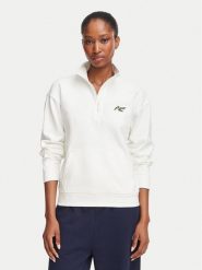 Lacoste Bluza SF8504 Kremowy Relaxed Fit. Białe bluzy damskie Lacoste, bez wzorów, z bawełny, bez kaptura. Za 624.99 zł.