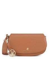 Beverly Hills Polo Club Torebka BHPC-S-001-07 Brązowy. Brązowe listonoszki damskie Beverly Hills Polo Club, bez wzorów, z tworzywa sztucznego, bez dodatków. Za 179.99 zł.
