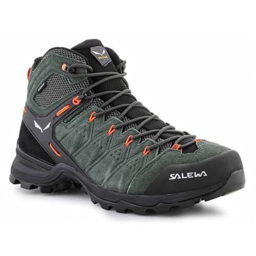 Buty trekkingowe męskie Salewa MS Alp Mate Mid WP. Brązowe trekkingi męskie Salewa, za kostkę, trekkingowe. Za 722.90 zł.